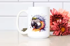 Funny Cute Parrot Portrait Smiling Dripping in the Wind Product Image 2