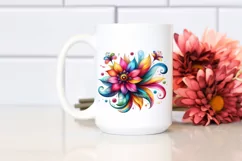 Colorful Watercolor Whimsical Vibrant Clipart Product Image 2