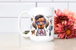 Watercolor Baby Vizsla | Sublimation Clipart Product Image 2