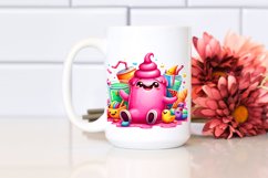 Watercolor Cute Funny Vibrant Bat Product Image 2