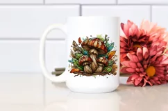 Detailed Wooden Mushroom PNG Product Image 2
