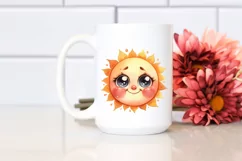 Funny Sun Baby Face PNG Product Image 2