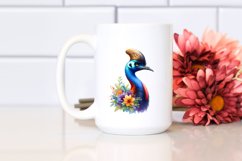 Vibrant Cassowary Dressed Clipart Product Image 2