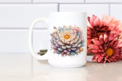 Glossy Chrysanthemum Made of Transparent PNG Product Image 2