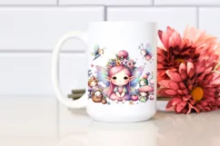 Colorful Whimsical Fairy Watercolor Product Image 2