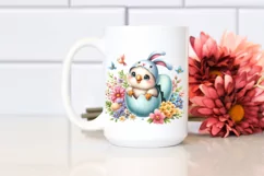 Watercolor Colorful Easter Clipart |T-shirt, Mug, Tumbler Product Image 2
