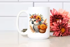 Detailed Boho Baby Parrot with Marigold Bouquet Product Image 2