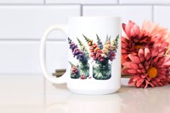Abstract Jar with Snapdragon | Clipart Product Image 2