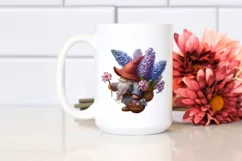 Gnome Hyacinth Bouquet Basket Clipart Product Image 2