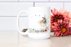 Washed Watercolor Boho Fairy PNG Product Image 2