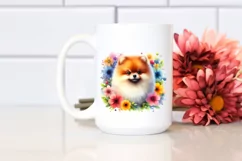 Colorful Cute Watercolor Pomeranian Product Image 2