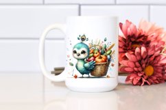 Quirky Baby Peacock Carrying Vegetables Product Image 2