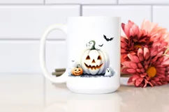 Simple Funny Halloween Pumpkin Clipart, Transparent PNG Product Image 2