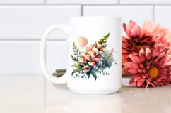 Watercolor Glossy Snapdragon Made of Material | Clipart Product Image 2