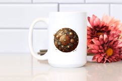 Detailed Shiny Golden Cosmos Sticker | Clipart Product Image 2