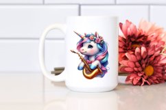 Baby Unicorn in Jazz Age Club PNG Product Image 2