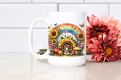 Colorful Fairy House Rainbow | Sublimation | Clipart Product Image 2