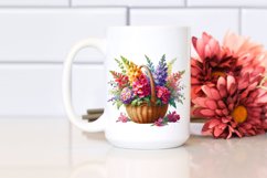 Vibrant Colorful Basket with Snapdragon Product Image 2