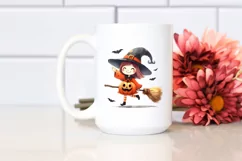 Simple Funny Broomstick Halloween PNG Product Image 2