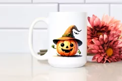 Simple Funny Pumpkin Halloween PNG Product Image 2