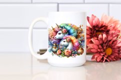 Baby Unicorn at Court, Magical PNG Product Image 2