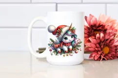 Pastell Baby Unicorn Clipart Product Image 2