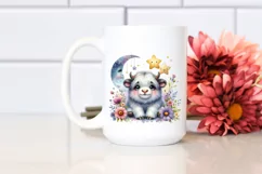 Whimsical Baby Musk Ox Clipart Product Image 2