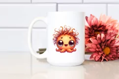 Crazy Baby Octopus Clipart Product Image 2