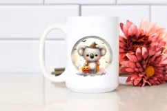 Cute Baby Koala on Cloud for Halloween PNG Product Image 2