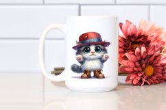 Cat with Hat and Shoes | Clipart Product Image 2