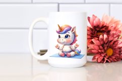 Pastell Baby Unicorn Instructor | Clipart Product Image 2