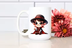 Watercolor Vampire Thumbs Up Happy Hat | Sublimation | Product Image 2