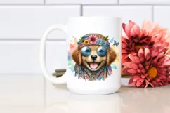 Funny Cute Puppy Portrait Clipart Product Image 2