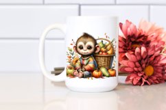 Colorful Quirky Baby Monkey | Clipart Product Image 2