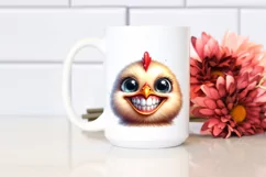Funny Baby Chicken Portrait | Clipart Product Image 2