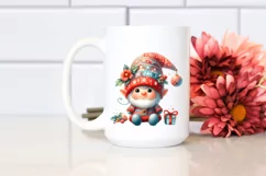 Cute Baby Gnome Christmas Sublimation Clipart Product Image 2