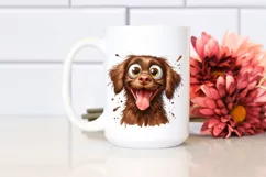 Funny Retriever Watercolor | Sublimation | Clipart Product Image 2