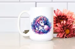 Vibrant Watercolor Baby Unicorn Product Image 2