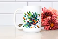 Vibrant Watercolor Bird, Transparent PNG Product Image 2