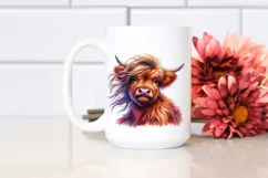 cute Baby Highlandcow PNG Product Image 2