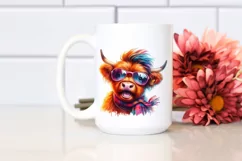 cute Baby Highlandcow PNG Product Image 2