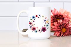 Watercolor Wild Colorful Flowers | Sublimation | Clipart Product Image 2