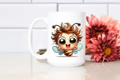 a Cute Crazy Small Baby Butterfly Cartoon | Clipart Product Image 2