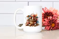 Mystical Mushroom,Watercolor Splash PNG Product Image 2