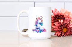 Baby Unicorn on Buenos Aires Street, Magical PNG Product Image 2