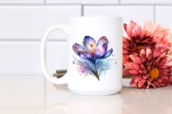 Shiny Crocus Clipart Product Image 2