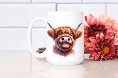 Disrespectful Cow Portrait Clip Art Product Image 2