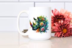 Vibrant Watercolor Rhino, Transparent PNG Product Image 2