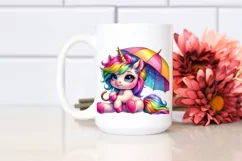 Vibrant Unicorn Dancing, Cute PNG Product Image 2
