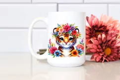 Vibrant Cartoon-Style Tiger PNG Product Image 2
